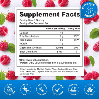 Magnesium Glycinate Gummies 400mg