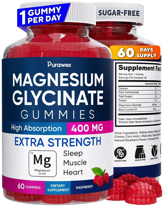 Magnesium Glycinate Gummies 400mg