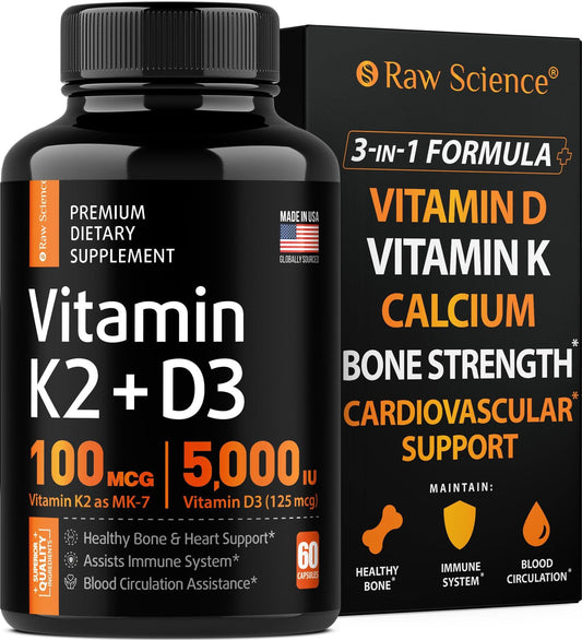 Vitamin D3 K2 Calcium Supplement Vitamin