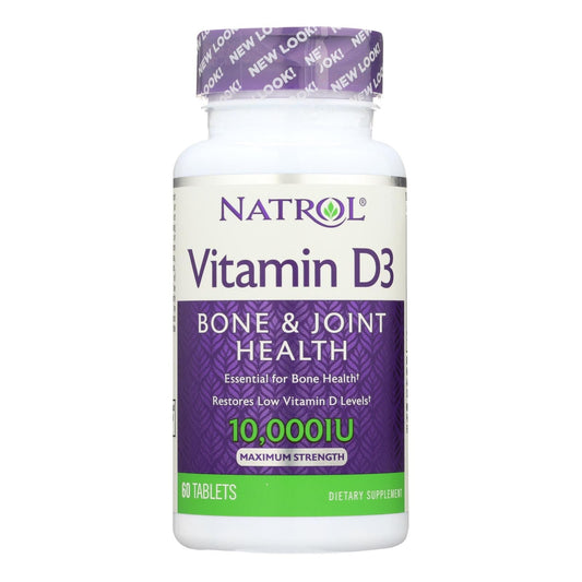 Natrol Vitamin D3 - 10000 Iu - 60 Tablets